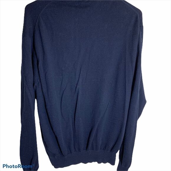 Peter Millar‎ Blue Soft Quarter Zip Pullover Sweater Size Medium - Picture 5 of 7